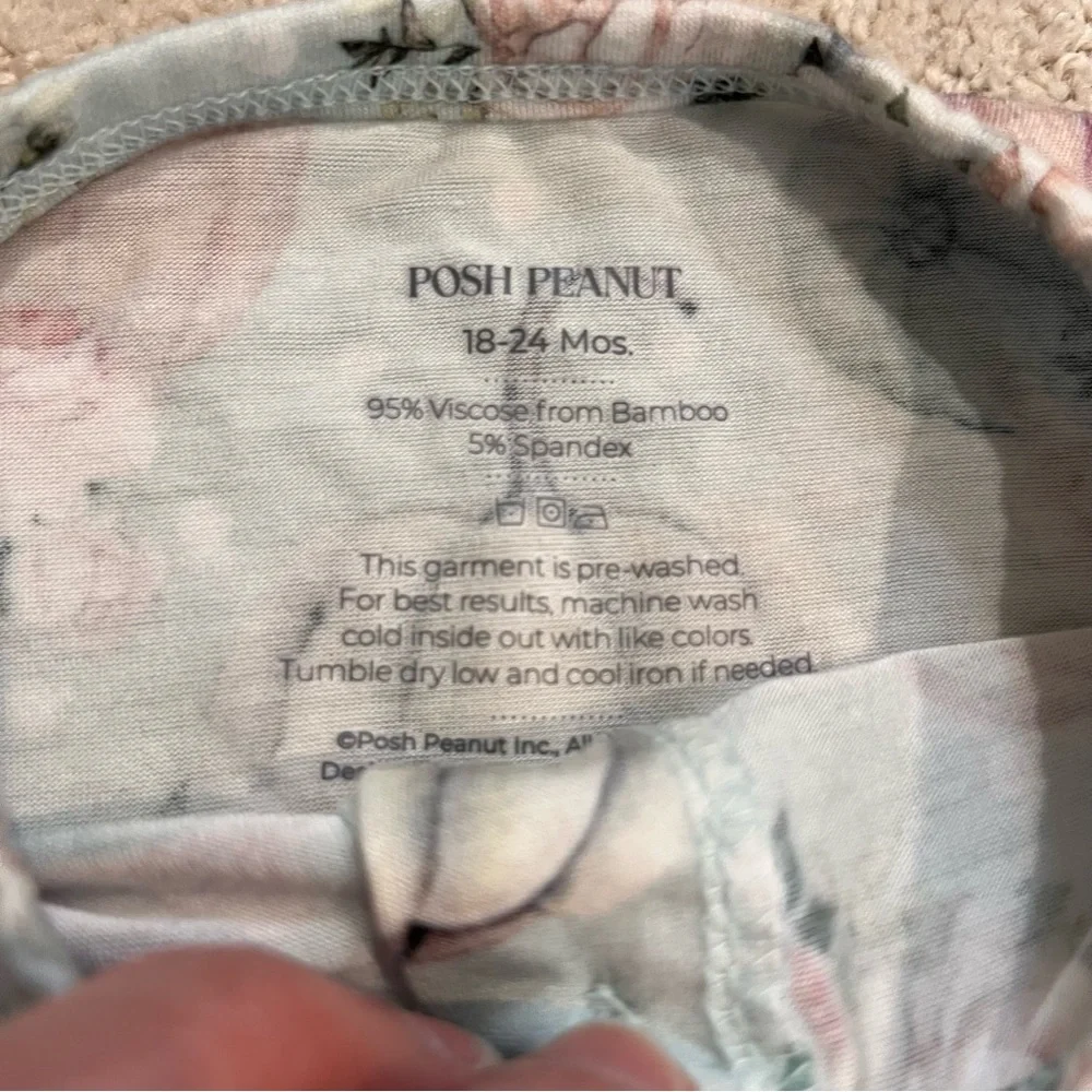 Posh Peanut “Jackie” Twirl Bodysuit Size 18-24 Month